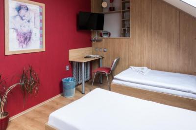 45 - Red F1 in hotel accommodation